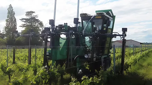 Vineyard sprayer machinery from France