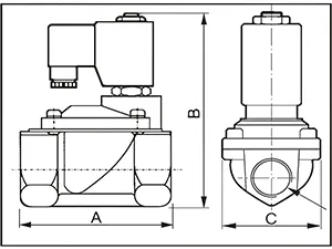 Brass 2/2-Way Solenoid Valve, PU225 Series