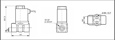 Nylon 2/2-Way Solenoid Valve, 2P Series