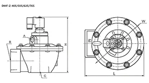 Cast Aluminum 2/2-Way Solenoid Valve, DMF-Z Series