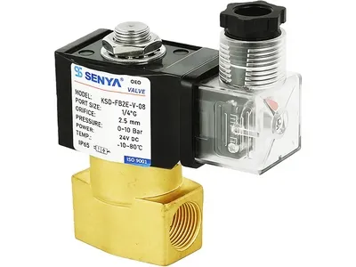 Brass 3/2-Way Solenoid Valve, KSD Series