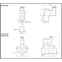 Brass 2/2-Way Solenoid Valve, 2V Series