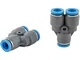 Tee & Y Push-In Fittings